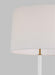 Myhouse Lighting Visual Comfort Studio - KST1051BBSGW1 - One Light Floor Lamp - Monroe - Burnished Brass