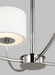 Myhouse Lighting Visual Comfort Studio - KSC1034PN - Four Light Chandelier - Sawyer - Polished Nickel