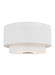 Myhouse Lighting Visual Comfort Studio - KSF1043PN - Three Light Flush Mount - Sawyer - Polished Nickel