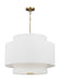 Myhouse Lighting Visual Comfort Studio - KSP1043BBS - Three Light Pendant - Sawyer - Burnished Brass