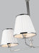 Myhouse Lighting Visual Comfort Studio - LC1173PN - Three Light Chandelier - Esther - Polished Nickel