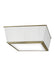 Myhouse Lighting Visual Comfort Studio - LF1044TWB - Four Light Flush Mount - Esther - Time Worn Brass