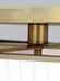 Myhouse Lighting Visual Comfort Studio - LF1044TWB - Four Light Flush Mount - Esther - Time Worn Brass