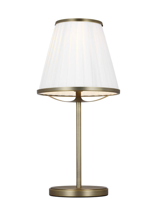 Myhouse Lighting Visual Comfort Studio - LT1131TWB1 - One Light Table Lamp - Esther - Time Worn Brass