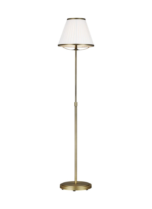 Myhouse Lighting Visual Comfort Studio - LT1141TWB1 - One Light Floor Lamp - Esther - Time Worn Brass