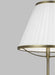 Myhouse Lighting Visual Comfort Studio - LT1141TWB1 - One Light Floor Lamp - Esther - Time Worn Brass