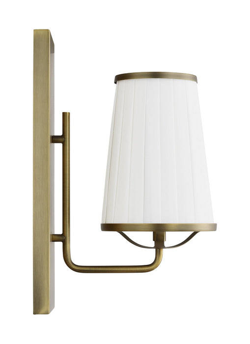 Myhouse Lighting Visual Comfort Studio - LW1091TWB - One Light Wall Sconce - Esther - Time Worn Brass