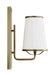 Myhouse Lighting Visual Comfort Studio - LW1091TWB - One Light Wall Sconce - Esther - Time Worn Brass