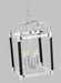 Myhouse Lighting Visual Comfort Studio - LC1134PN - Four Light Lantern - Hadley - Polished Nickel