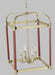 Myhouse Lighting Visual Comfort Studio - LC1144TWB - Four Light Lantern - Hadley - Time Worn Brass