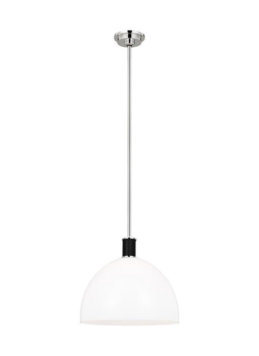 Myhouse Lighting Visual Comfort Studio - LP1061PNMG - One Light Pendant - Hadley - Polished Nickel