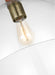 Myhouse Lighting Visual Comfort Studio - LP1061TWBCG - One Light Pendant - Hadley - Time Worn Brass