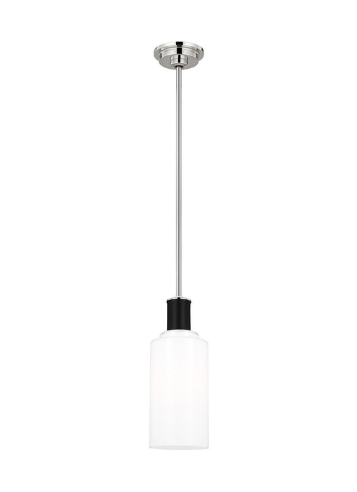 Myhouse Lighting Visual Comfort Studio - LP1071PNMG - One Light Pendant - Hadley - Polished Nickel