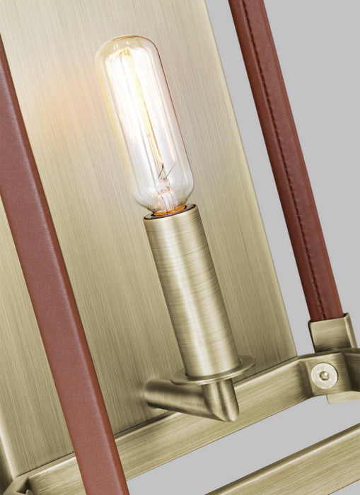 Myhouse Lighting Visual Comfort Studio - LW1061TWB - One Light Wall Sconce - Hadley - Time Worn Brass