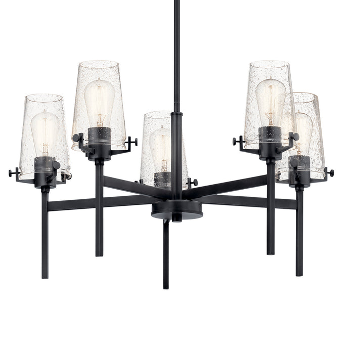 Myhouse Lighting Kichler - 43694BK - Five Light Chandelier - Alton - Black