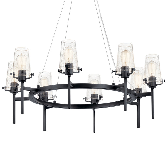 Myhouse Lighting Kichler - 43695BK - Eight Light Chandelier - Alton - Black