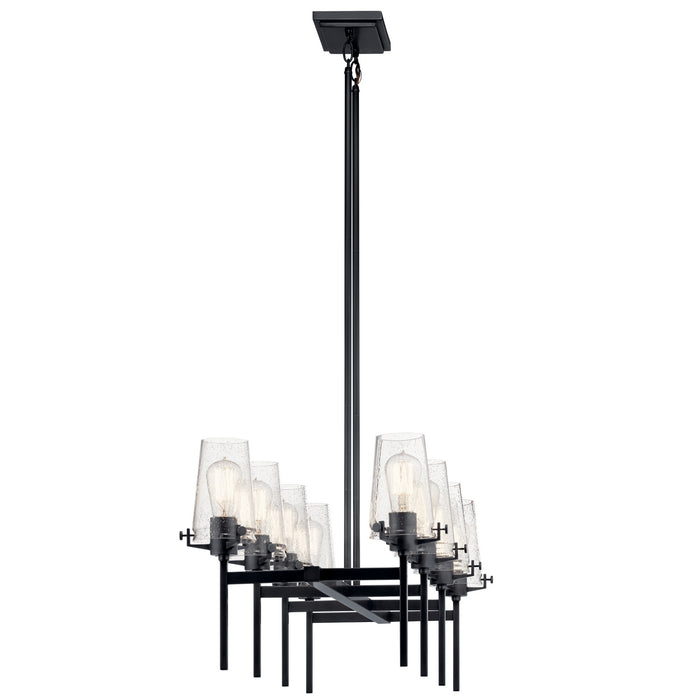 Myhouse Lighting Kichler - 43696BK - Eight Light Linear Chandelier - Alton - Black