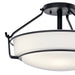 Myhouse Lighting Kichler - 44085BK - Three Light Semi Flush Mount - Alkire - Black