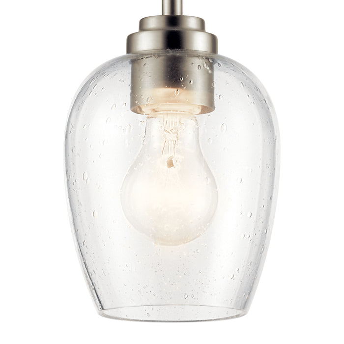 Myhouse Lighting Kichler - 44380NICS - One Light Mini Pendant - Valserrano - Brushed Nickel