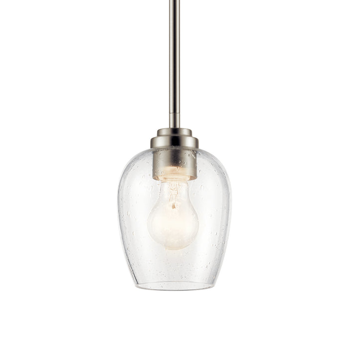 Myhouse Lighting Kichler - 44380NICS - One Light Mini Pendant - Valserrano - Brushed Nickel