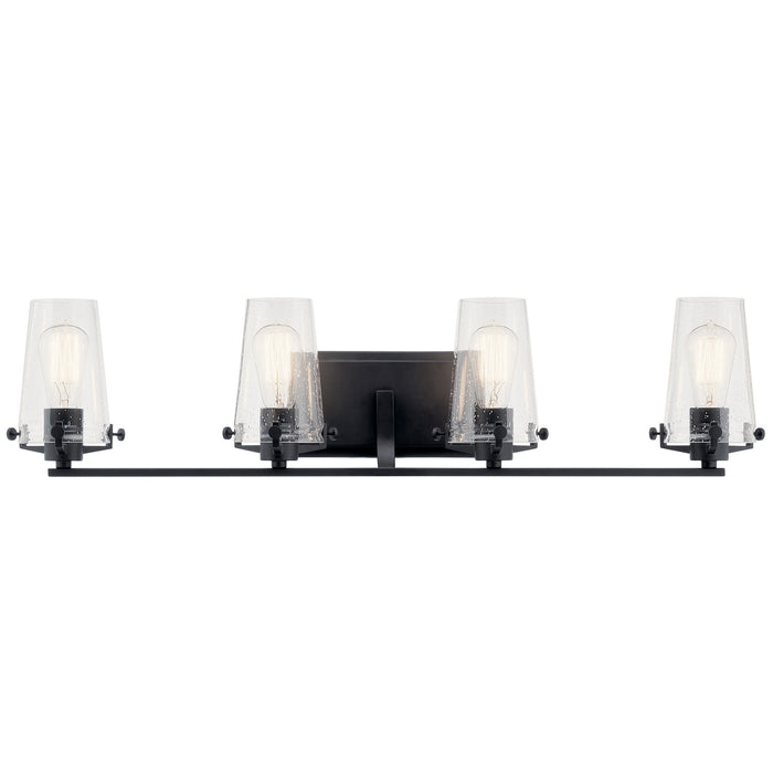 Myhouse Lighting Kichler - 45298BK - Four Light Bath - Alton - Black