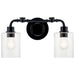 Myhouse Lighting Kichler - 45665BK - Two Light Bath - Gunnison - Black