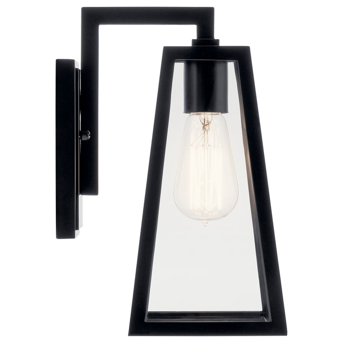 Myhouse Lighting Kichler - 49330BK - One Light Outdoor Wall Mount - Delison - Black