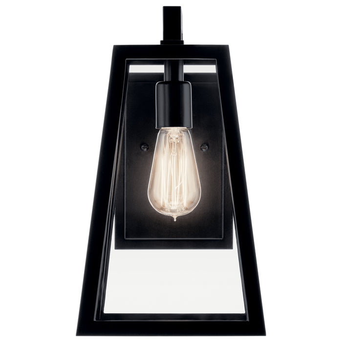 Myhouse Lighting Kichler - 49331BK - One Light Outdoor Wall Mount - Delison - Black