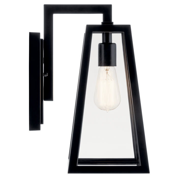 Myhouse Lighting Kichler - 49331BK - One Light Outdoor Wall Mount - Delison - Black