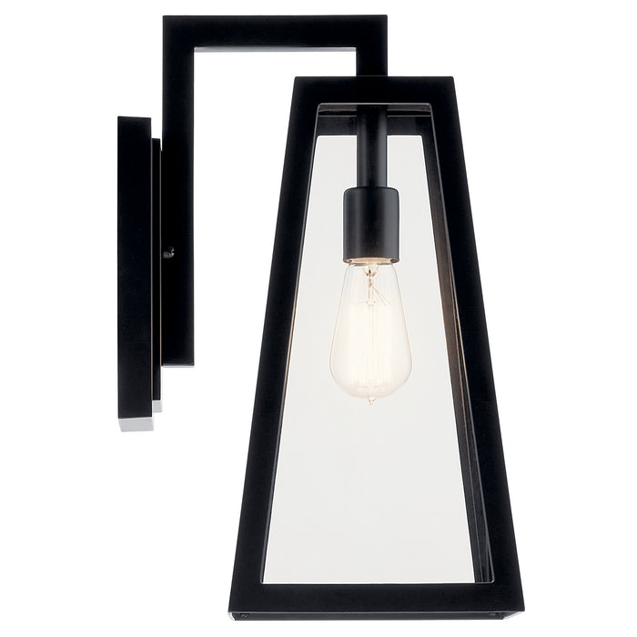 Myhouse Lighting Kichler - 49332BK - One Light Outdoor Wall Mount - Delison - Black