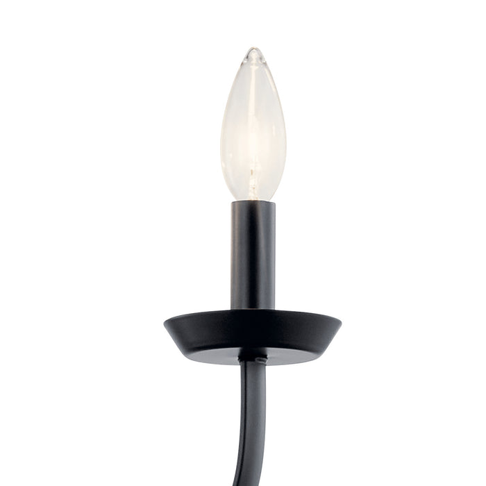 Myhouse Lighting Kichler - 52383BK - Three Light Mini Chandelier - Kennewick - Black