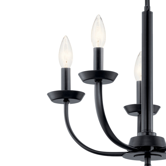 Myhouse Lighting Kichler - 52385BK - Five Light Chandelier - Kennewick - Black