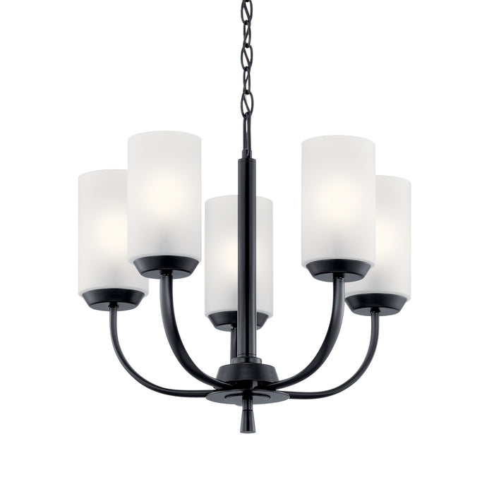 Myhouse Lighting Kichler - 52386BK - Five Light Chandelier - Kennewick - Black