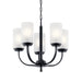 Myhouse Lighting Kichler - 52386BK - Five Light Chandelier - Kennewick - Black