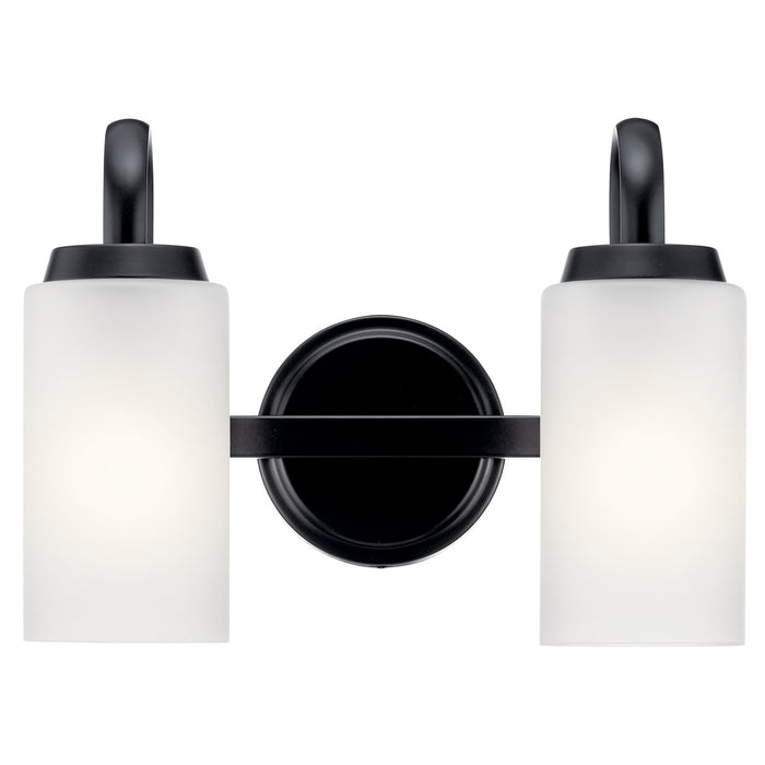 Myhouse Lighting Kichler - 55086BK - Two Light Bath - Kennewick - Black