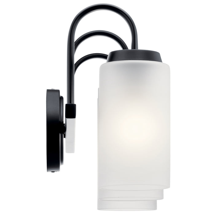 Myhouse Lighting Kichler - 55087BK - Three Light Bath - Kennewick - Black