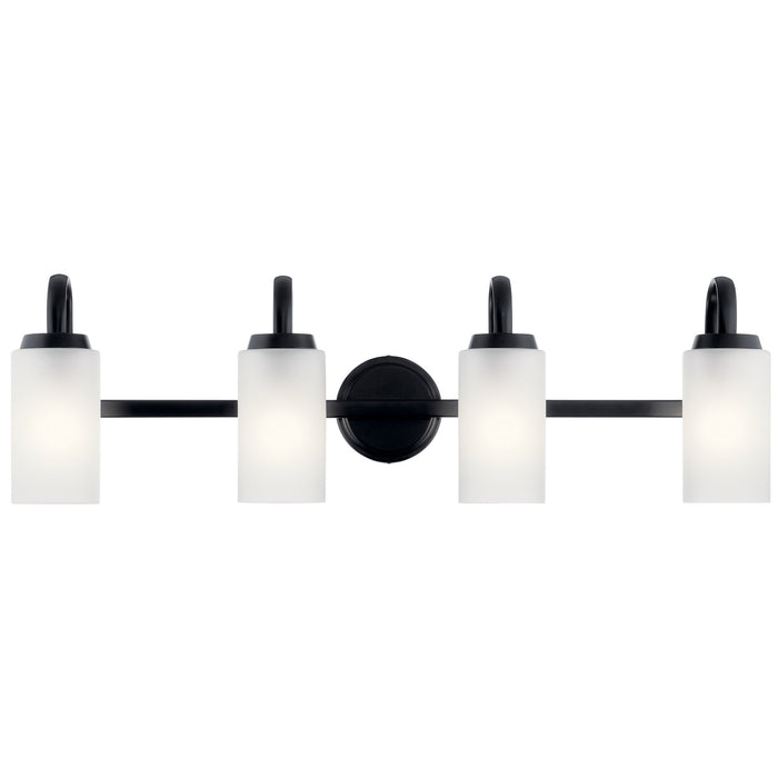 Myhouse Lighting Kichler - 55088BK - Four Light Bath - Kennewick - Black