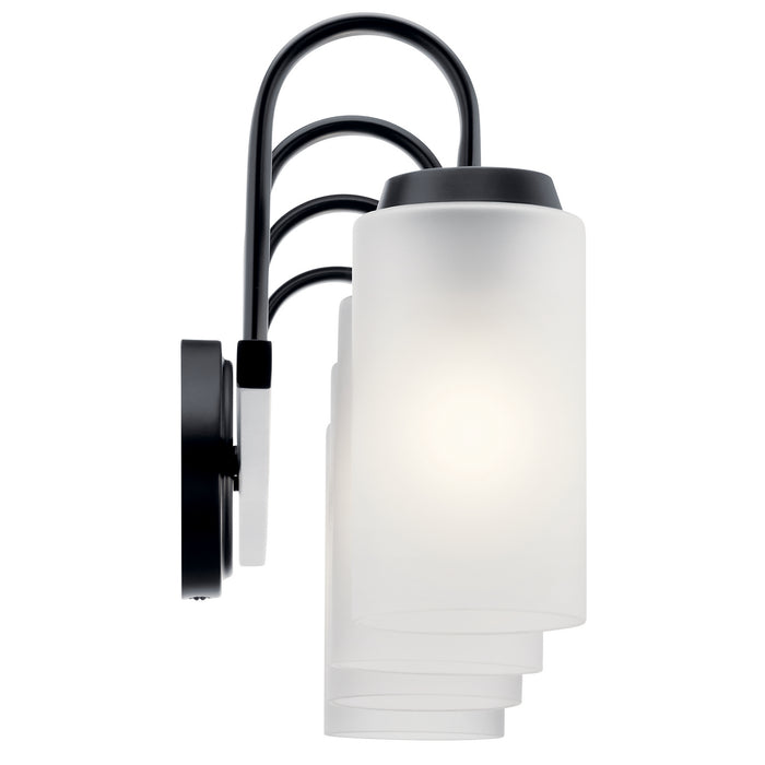 Myhouse Lighting Kichler - 55088BK - Four Light Bath - Kennewick - Black