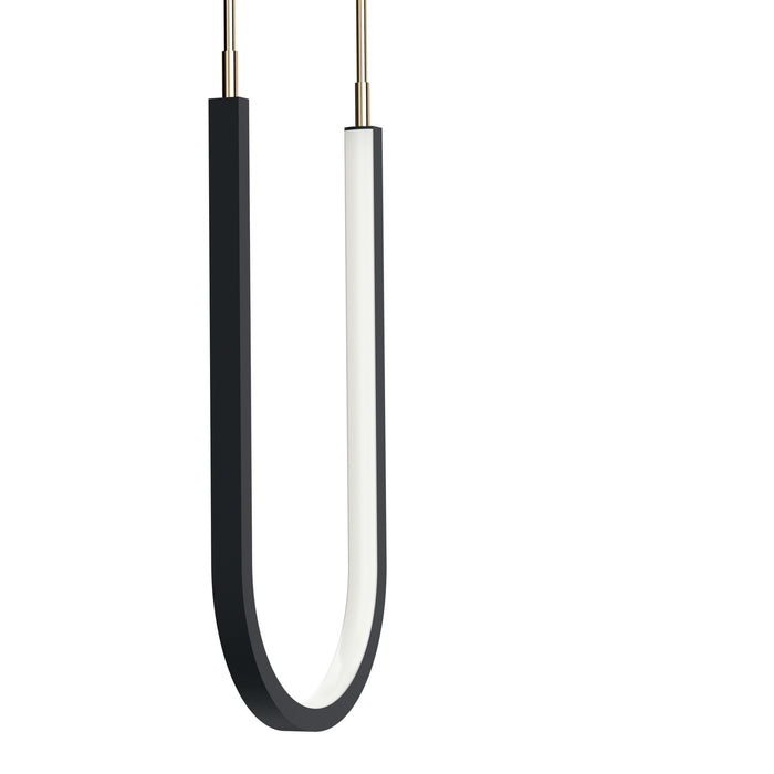 Myhouse Lighting Kichler - 84315MBK - LED Linear Chandelier - Wayan - Matte Black