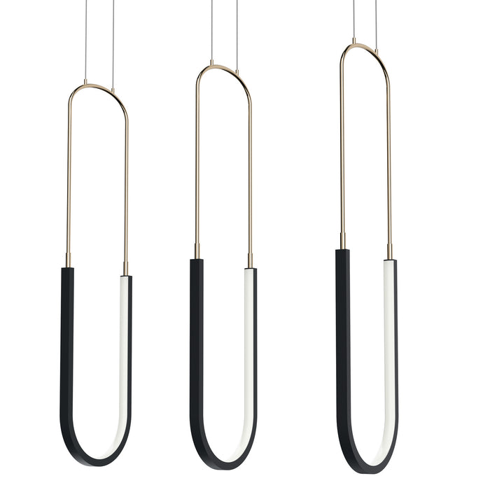 Myhouse Lighting Kichler - 84315MBK - LED Linear Chandelier - Wayan - Matte Black