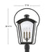 Myhouse Lighting Hinkley - 13301BK - LED Post Top or Pier Mount Lantern - Yale - Black