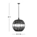 Myhouse Lighting Hinkley - 19675BK - LED Hanging Lantern - Maddox - Black