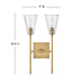 Myhouse Lighting Hinkley - 50642HB - LED Vanity - Auden - Heritage Brass