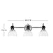 Myhouse Lighting Hinkley - 51113CM - LED Vanity - Argo - Chrome