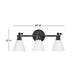 Myhouse Lighting Hinkley - 51183BK - LED Vanity - Arti - Black