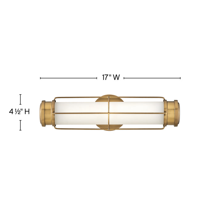 Myhouse Lighting Hinkley - 54300HB - LED Wall Sconce - Saylor - Heritage Brass