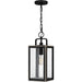 Myhouse Lighting Quoizel - BRAM1907MBK - One Light Outdoor Hanging Lantern - Bramshaw - Matte Black