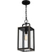 Myhouse Lighting Quoizel - BRAM1907MBK - One Light Outdoor Hanging Lantern - Bramshaw - Matte Black