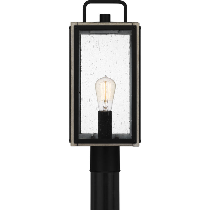 Myhouse Lighting Quoizel - BRAM9007MBK - One Light Outdoor Post Mount - Bramshaw - Matte Black