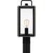 Myhouse Lighting Quoizel - BRAM9007MBK - One Light Outdoor Post Mount - Bramshaw - Matte Black